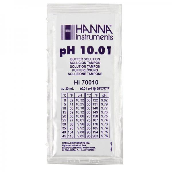 HANNA HI-70010P Soluzione pH 10.01, 25 bustine da 20 ml