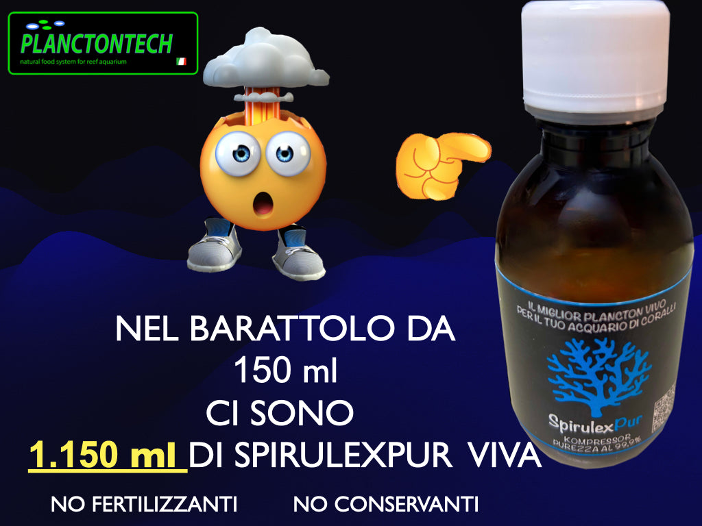 PLANCTONTECH SpirulexPUR - Kompressor 150 ml
OMAGGIO SKIM STOP