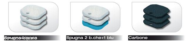 Spugna 2 bianche 1 blu 2026-2028