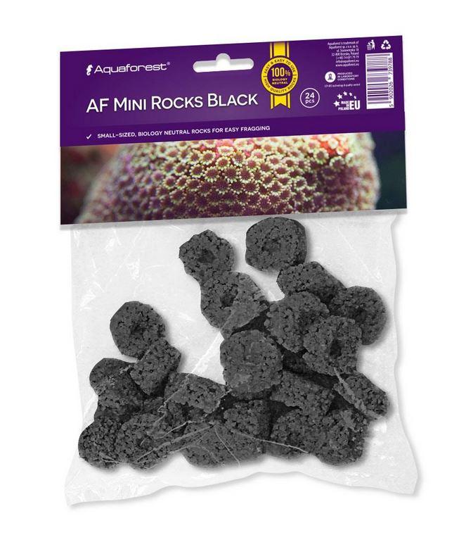 AQUAFOREST Mini rock 24 pezzi nero