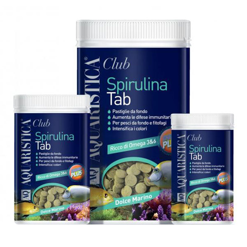 AQUARISTICA Aquaristica Spirulina Tab Pastiglie da fondo per fitofagi 170 ml 85 g