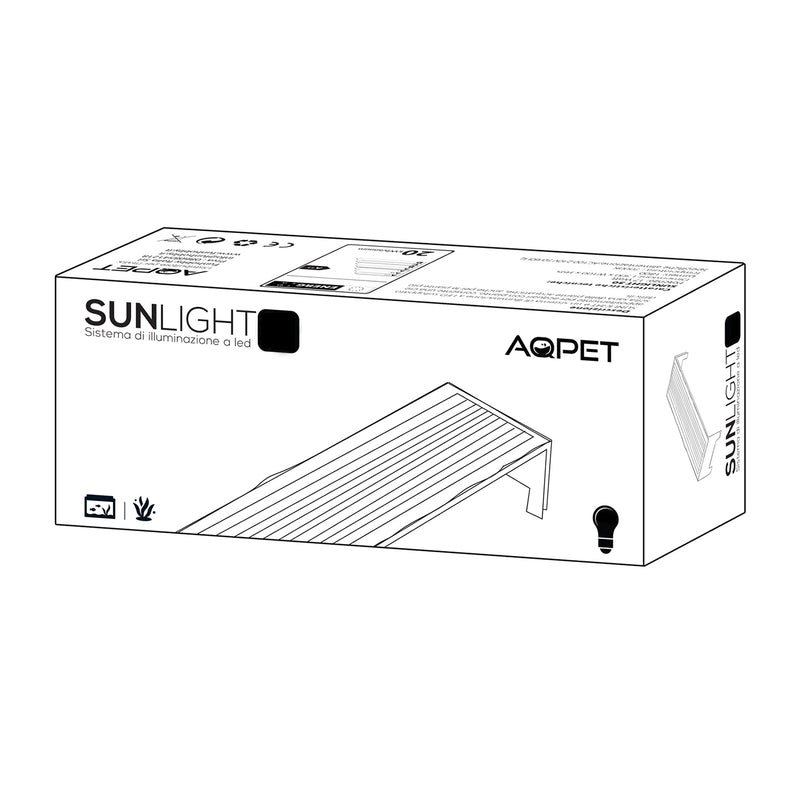 AQPET Lampada Led Sunlight 50 in acrilico