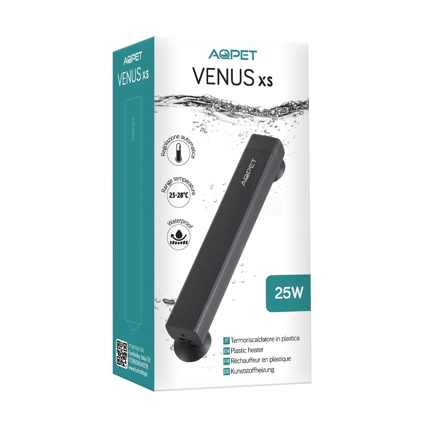 AQPET Riscaldatore Venus XS rod 25w new