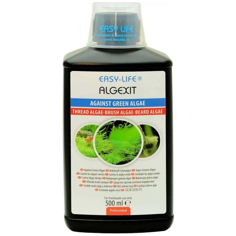 EASY LIFE AlgExit 250 ml - combatte efficaciemente le alghe verdi negli acquari acqua dolce