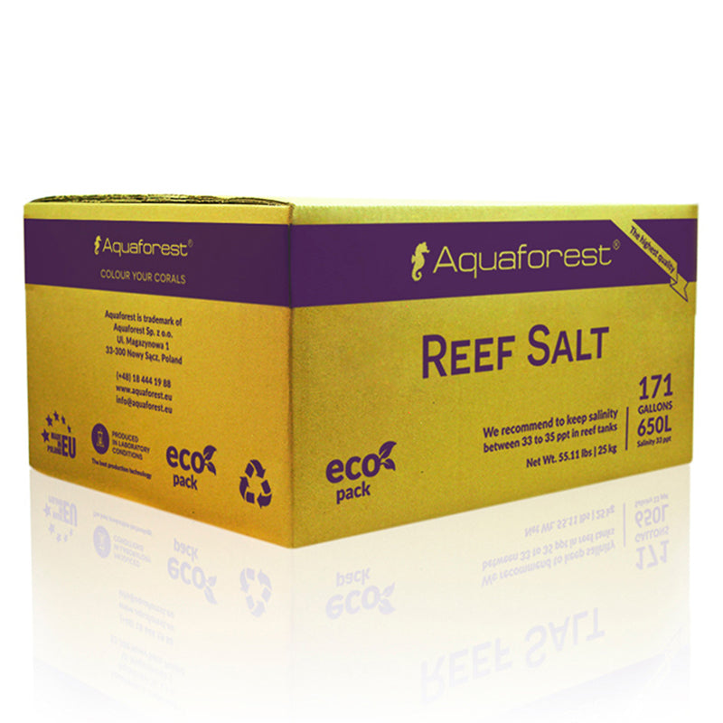 AQUAFOREST   Reef salt cartone 25 kg