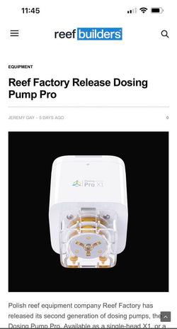 REEF FACTORY Dosing Pump x1 Pro