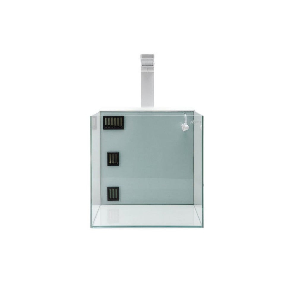 AQPET Kubic 50 rear con filtro posteriore 50x50x50 8 mm nero