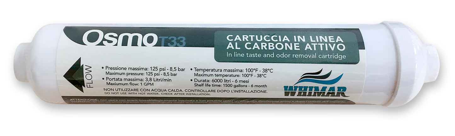 WHIMAR  T33 cartuccia carbone in linea