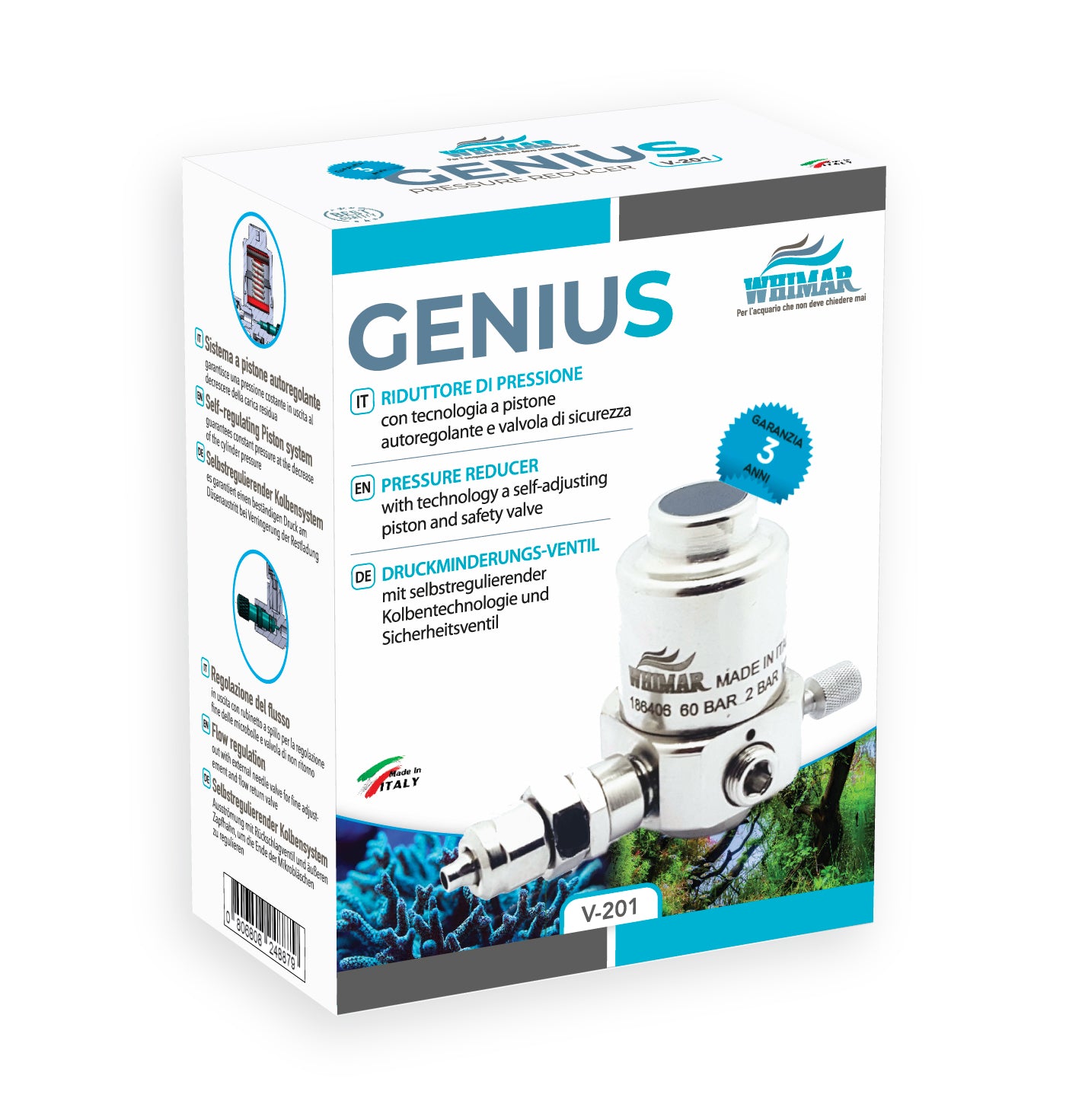 WHIMAR Riduttore di pressione genius V 201